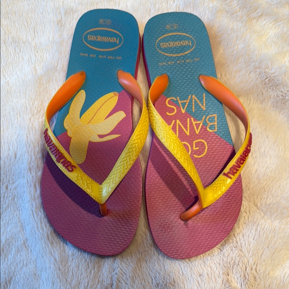 Havaianas Go Bananas Flip Flops - Picture 2 of 4